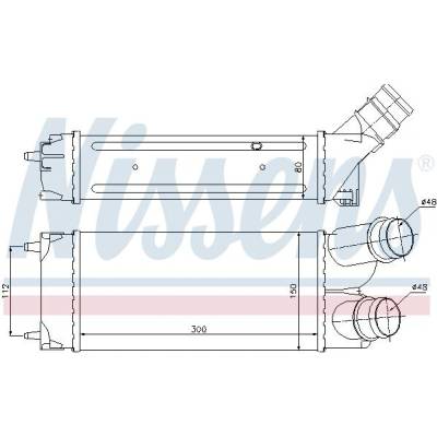 Chladič turba NISSENS 96584