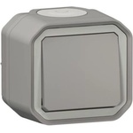 Legrand Девиаторен ключ моноблок за открит монтаж цвят Сив IP55 Plexo New - 069711L (069711L)