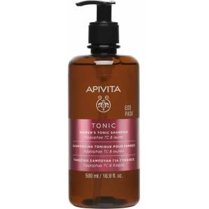 APIVITA Шампоан за жени против косопад, Apivita Women' s Tonic Shampoo with Hippophae TC & Bay Laurel 500ml Eco Pack