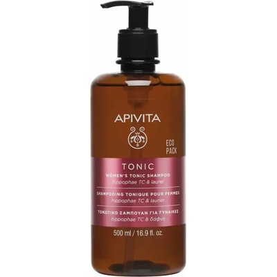 APIVITA Шампоан за жени против косопад, Apivita Women' s Tonic Shampoo with Hippophae TC & Bay Laurel 500ml Eco Pack
