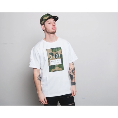 Cayler & Sons Black Label ED.02 Oversized Tee White/Woodland Camo