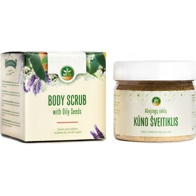 Meta telový peeling s morskou soľou olejnaté semená esenciálne oleje 230 g