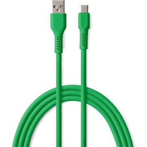 Colorum Кабел Colorum - 14976, USB-C/USB-A, 1.8 m, зелен (14976)