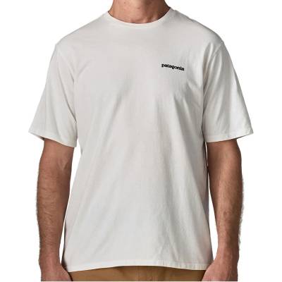 Patagonia Мъжка тениска Patagonia P-6 Logo Responsibili-Tee T-shirt - Fiber White - размер M (016-7143-4312)