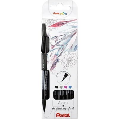 Pentel Brush Sign Pen SESF30C-4 sada 4 barev