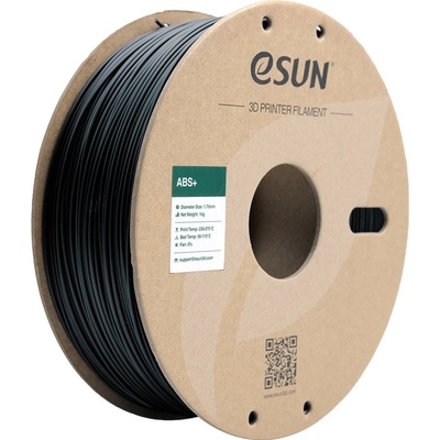 eSUN ABS+ Black - 1, 75 mm / 1000 g (ABS+175B1P1)