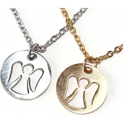 Fashion Jewerly Řetízek nerezová ocel anděl, andílek pro štěstí, love angels 2874