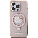 Hello Kitty IML Ringstand Glitter Kitty Head Logo MagSafe iPhone 15 Pro Pink