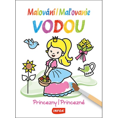 Malování vodou BO-Princezny Princezné