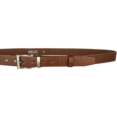 Penny Belts pánský kožený opasek 30-100-4-48 hnědý