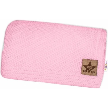 Baby Nellys deka dečka BASIC sv. růžová