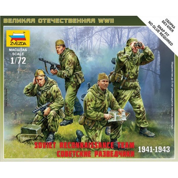 Zvezda figurky sovětský průzkumný tým 1:72