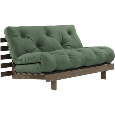 Karup Design rozkladacia pohovka 140 cm Roots Zelená