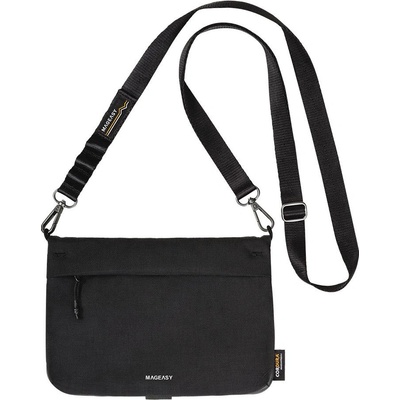 SwitchEasy Sacoche Utility Crossbody Bag + Strap Phone Lanyard 20mm 2L Graphite Black