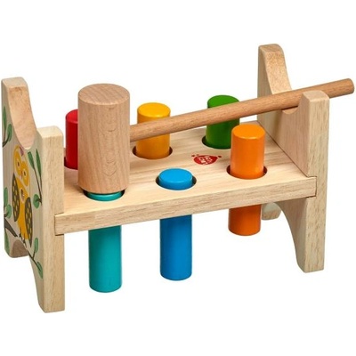 LUCY&LEO Люси & Лео 223 Горска сова - дървен чук с 8 части