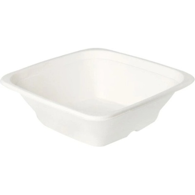Bionatic Дълбока тарелка от захарна тръстика 600 ml, 18 x 18 x 6 cm