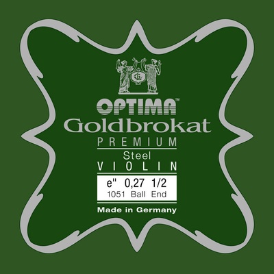 Optima Struny pro housle Goldbrokat PremiumE 0,27 K hart 125954