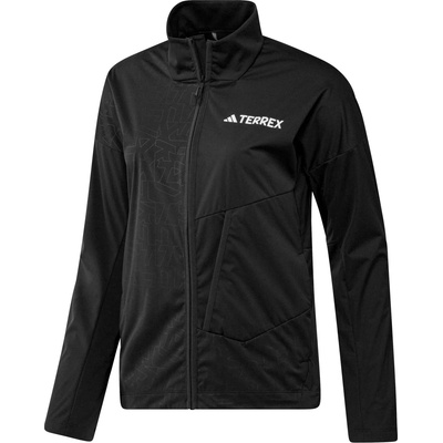 adidas Terrex Дамско софтшел яке adidas Terrex Women's Terrex Xperior X-Country Ski Softsh Softshell jacket - Black (103-2727-0113)