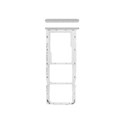 Držák (šuplík) SIM Samsung A226 Galaxy A22 5G white (silver)