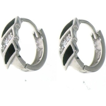 Pattic náušnice strieborné ITS15004