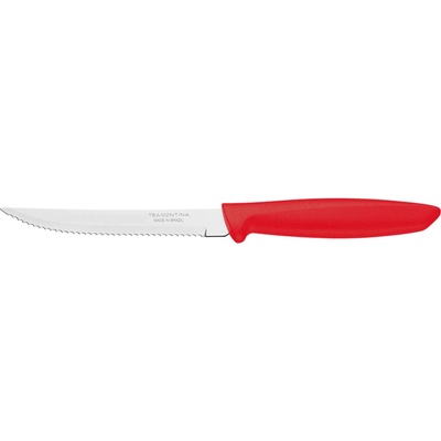 Nôž kuchynský steakový TRAMONTINA Plenus 12,5cm - červený