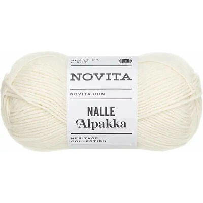 Novita Nalle Alpakka 10 Přírodní bílá