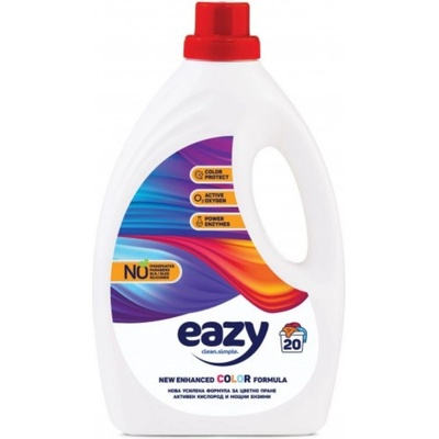 Eazy Течен перилен препарат 1.1л, 20пр - За цветно (1789)