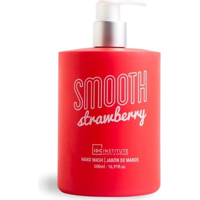IDC Institute IDC Smooth Strawberry tekuté mýdlo na ruce s vůní jahody 500 ml