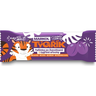 Markol Tyčinka Tiger Bar švestka 30 g
