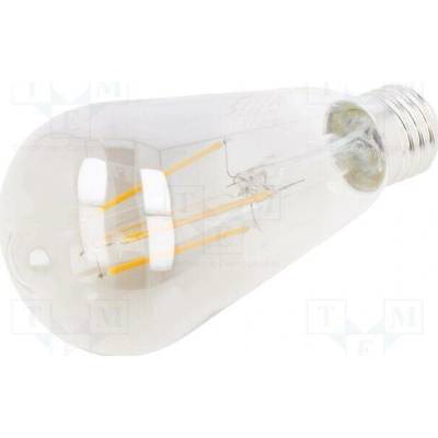 GTV Poland LD-ST64FP4-18 Žárovka LED šedá E27 230VAC 300lm 6W 360° 1800K