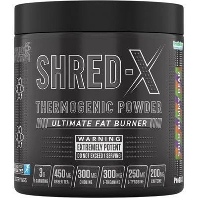 Applied Nutrition Shred-X Thermogenic Powder | Ultimate Fat Burner [300 грама] Sour Gummy