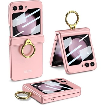 Levné Kryty Kryt GKK Magnetic Ring case Samsung Galaxy Z Flip 5 růžový