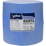 Celtex super blue - Индустриална хартиена ролка синя; 1000 листа (4009)