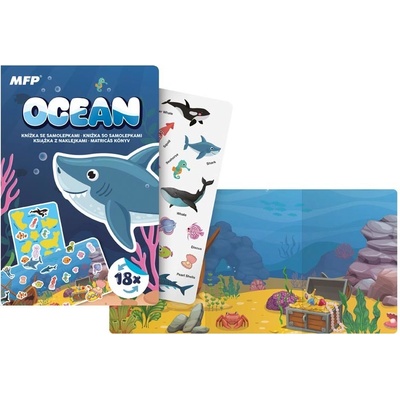 MFP 1032395 samolepková kniha oceán 18 samolepek – Zbozi.Blesk.cz