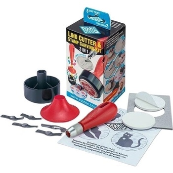 ESSDEE 3 In 1 Lino Cutter & Stamp Carving Kit Комплект за графични техники (L5B2D)