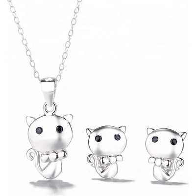 Majya Stříbrný set šperků CATS 10128