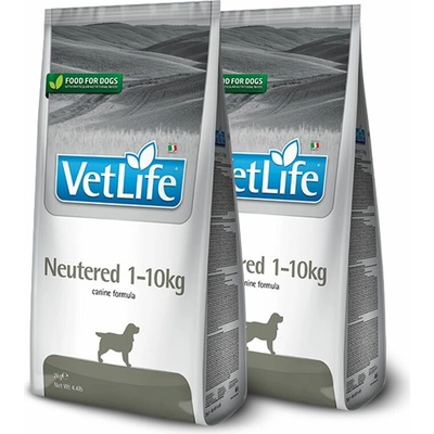 Vet Life Dog Neutered 1-10 kg Canine 2 x 10 kg