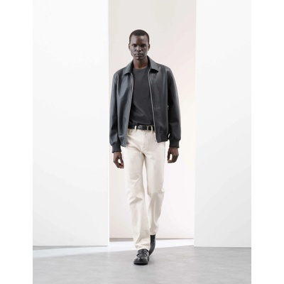 Marks & Spencer Тениска от премиум памук, тесен силует Marks & Spencer сива Marks & Spencer | Siv | МЪЖЕ | S REG