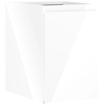 Mexen Orio шкаф за баня под умивалник 30 см, 1 врата, бял гланц - 91A11-03047-1-BF00 (91A11-03047-1-BF00)