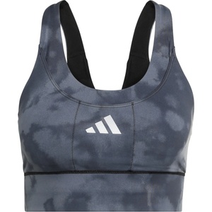 adidas Дамски спортен сутиен adidas Women's Adi365 Running Pocket Graphic AOP Sports bra - Black (114-3918-0115)