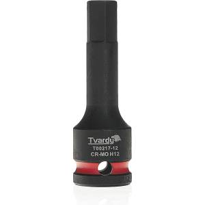 Tvardy Ударен вложен ключ Tvardy HEX 1/2" H12 CR-MO 81775 (T00217-12)