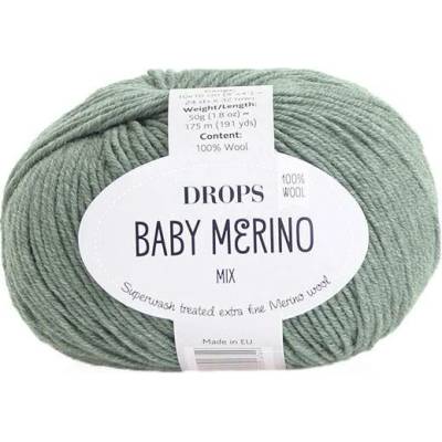 Příze DROPS Baby merino mix 50 - zelená šalvěj