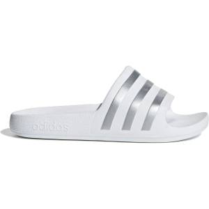 adidas Детски сандали adidas Kid's Adilette Aqua Slides Sandals - Ftwr White / Silver Metallic / Ftwr White - размер 36 2/3 (EU) (702-4510-0419)