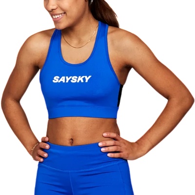 Saysky Сутиен Saysky W Logo Combat Sports Bra Син Velikost XS