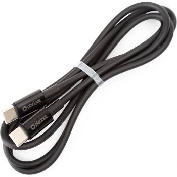 Platinet USB кабел USB-C / USB-C съединител 60W 1m черен (PL0546)