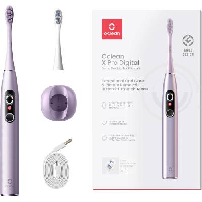 Elektrická zubná kefka Oclean X Pro Digital Purple (6970810553475)