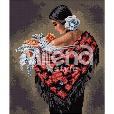 Milena Style Испанско лято - гоблен със схема конци Ariadna 1: 4