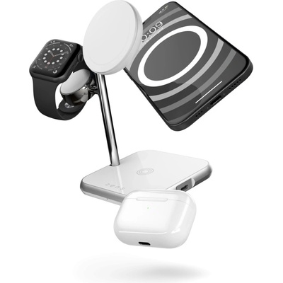 ZENS 4-in-1 MagSafe + Watch Wireless Charging Station White (K-ZEDC22W/00)
