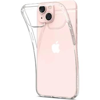 Spigen Противоударен Силиконов Калъф за iPhone 14, SPIGEN Liquid Crystal Case, Прозрачен (ACS05033)