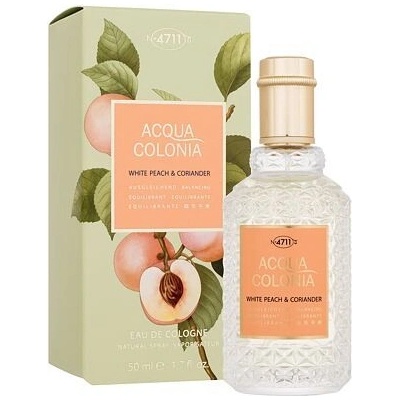4711 Acqua Colonia White Peach & Coriander kolínska voda unisex 50 ml